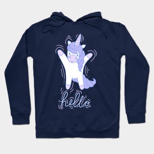 Hello Unicorn Hoodie